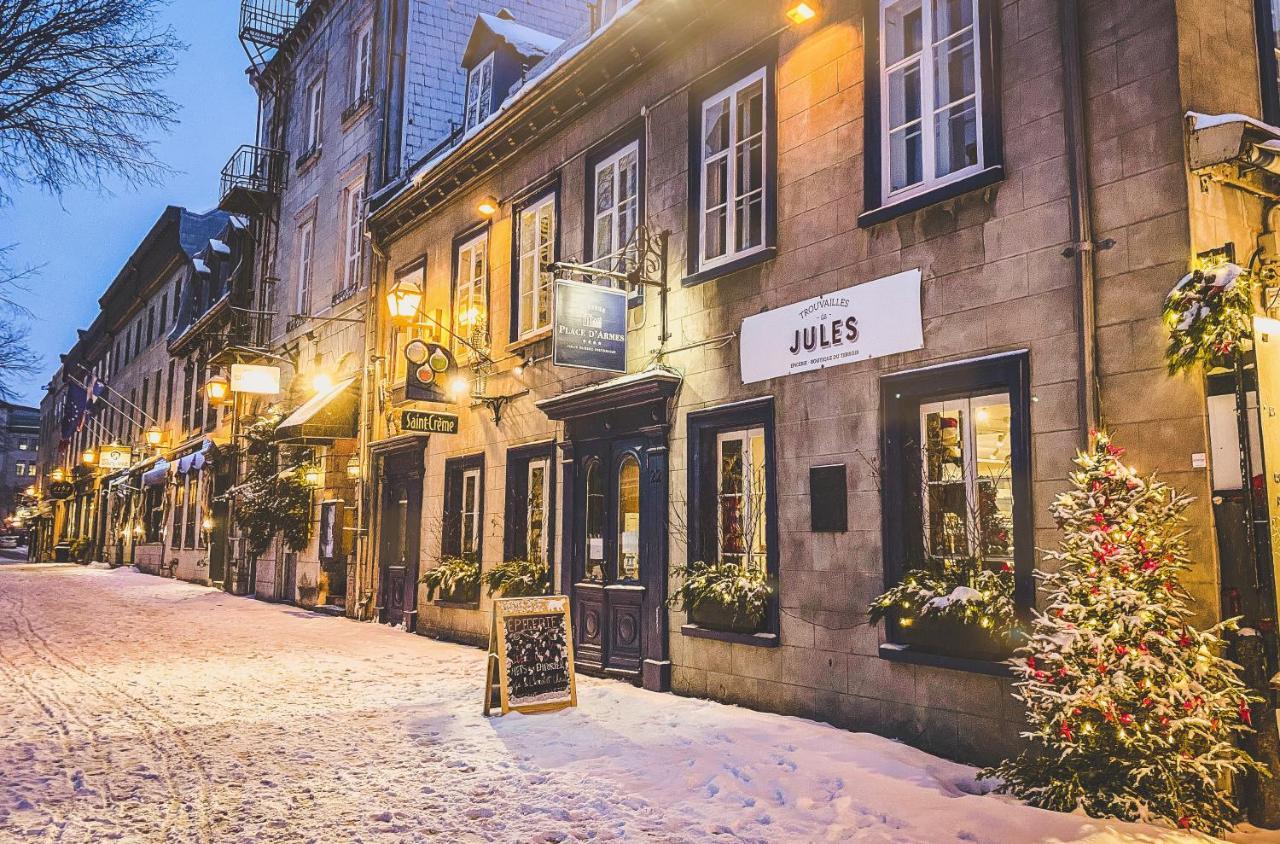 Auberge Place D'Armes Ciudad de Quebec Exterior foto